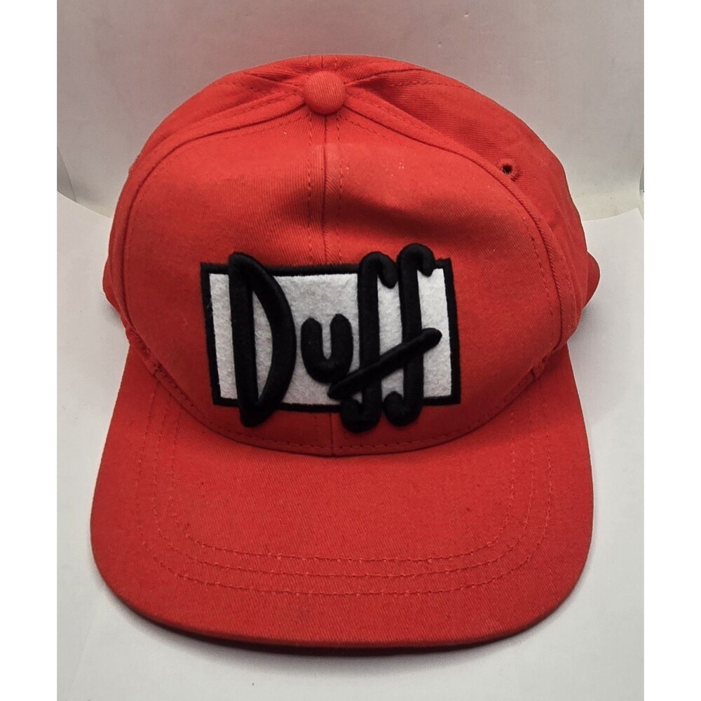Universal Studios The Simpsons Duff Beer Baseball Cap Adjustable Hat Clean